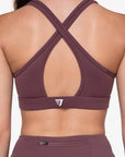 BRASSIERE ZIP TECH - GRAPE