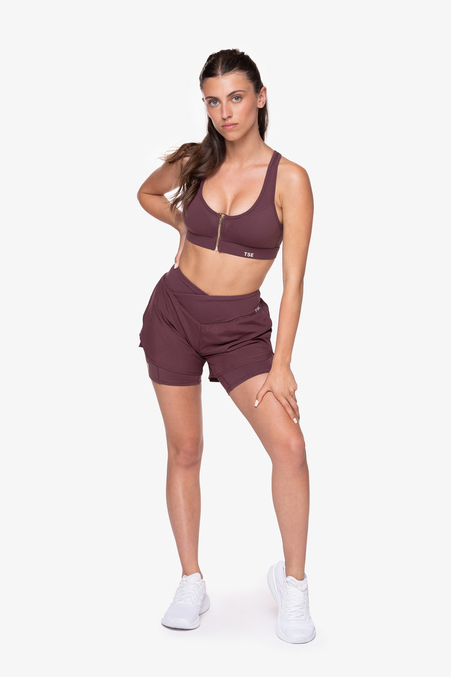 BRASSIÈRE ZIP TECH SMOOTH-FIT - GRAPE