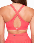 BRASSIERE ZIP TECH - PAPAYA