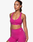 BRASSIÈRE ZIP TECH SMOOTH-FIT - RASPBERRY