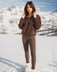 VESTE SHERPA POLARNEST - DARK MOCHA