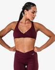 BRASSIERE TWIST STRONG BACK - RAISIN