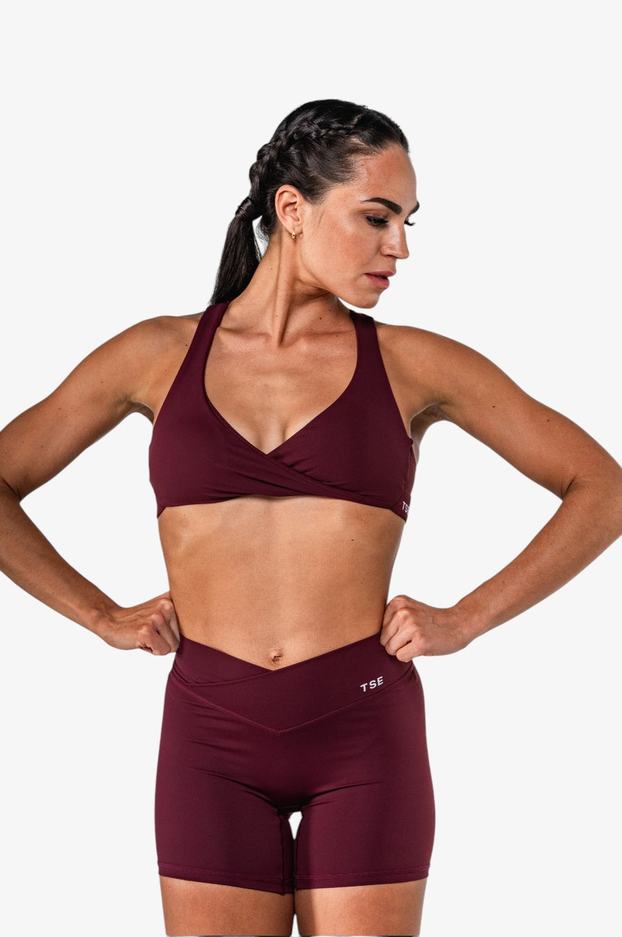 BRASSIERE TWIST STRONG BACK - RAISIN