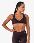 BRASSIERE TWIST STRONG BACK - CHOCOLATE