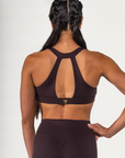 BRASSIERE TWIST STRONG BACK - CHOCOLATE