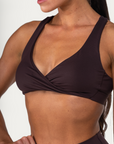 BRASSIÈRE TWIST SMOOTH-FIT - CHOCOLATE