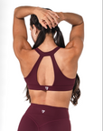 BRASSIERE TWIST STRONG BACK - RAISIN