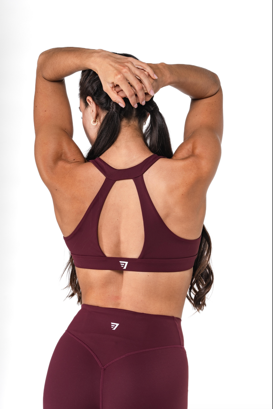 BRASSIERE TWIST STRONG BACK - RAISIN