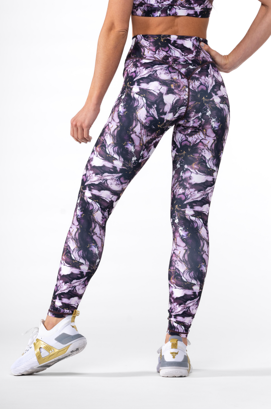 LEGGING CROSSED POCKET - GOLDEN IRIS