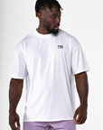 T-SHIRT OVERSIZE PERFORMANCE - BLANC