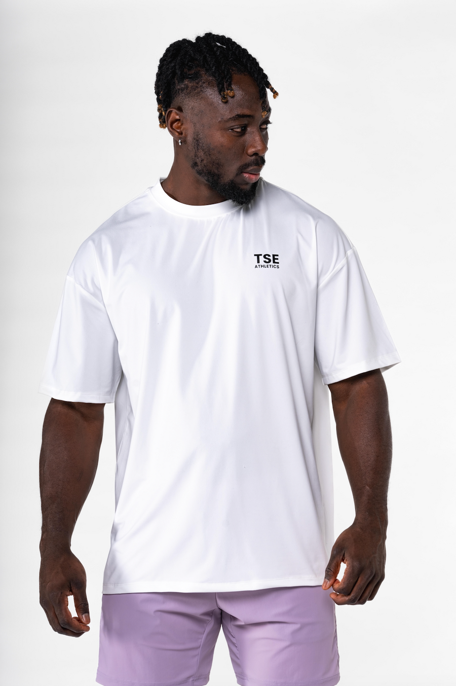 T-SHIRT OVERSIZE PERFORMANCE - BLANC