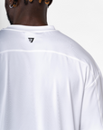 T-SHIRT OVERSIZE PERFORMANCE - BLANC