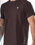 T-SHIRT RAGLAN PERFORMANCE - COFFEE