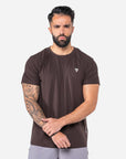 T-SHIRT RAGLAN PERFORMANCE - COFFEE