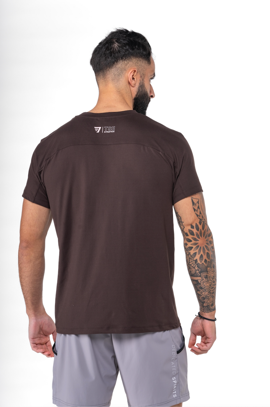 T-SHIRT RAGLAN PERFORMANCE - COFFEE