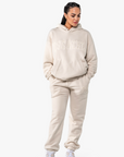 HOODIE LOOSE TSE ATHL - SAND