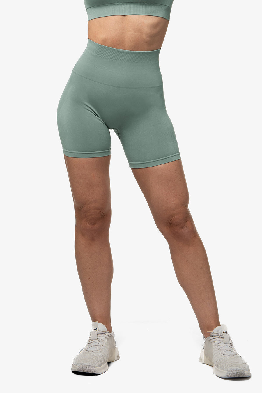 SHORT SCULPT HIGH RISE SEAMLESS - LAGOON