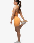 SHORT SCULPT HIGH RISE SEAMLESS - APRICOT