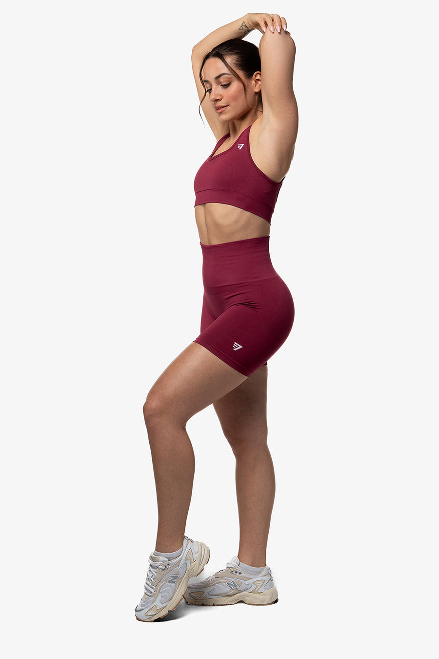 SHORT SCULPT HIGH RISE SEAMLESS - LAVA