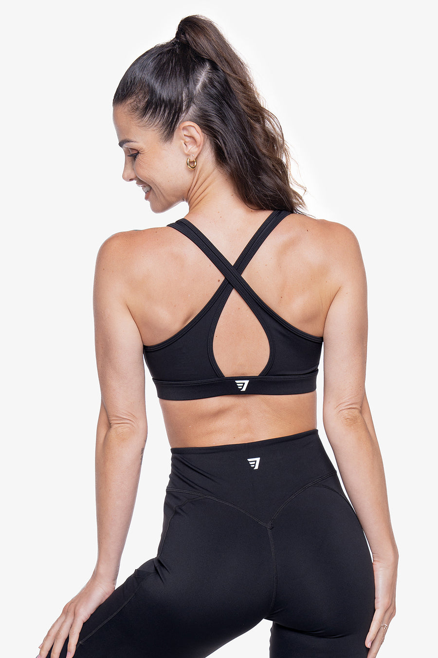 BRASSIÈRE ZIP TECH SMOOTH-FIT - BLACK