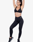 LEGGING CROSSED - BLACK