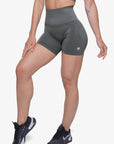 SHORT SCULPT HIGH RISE SEAMLESS - GREY