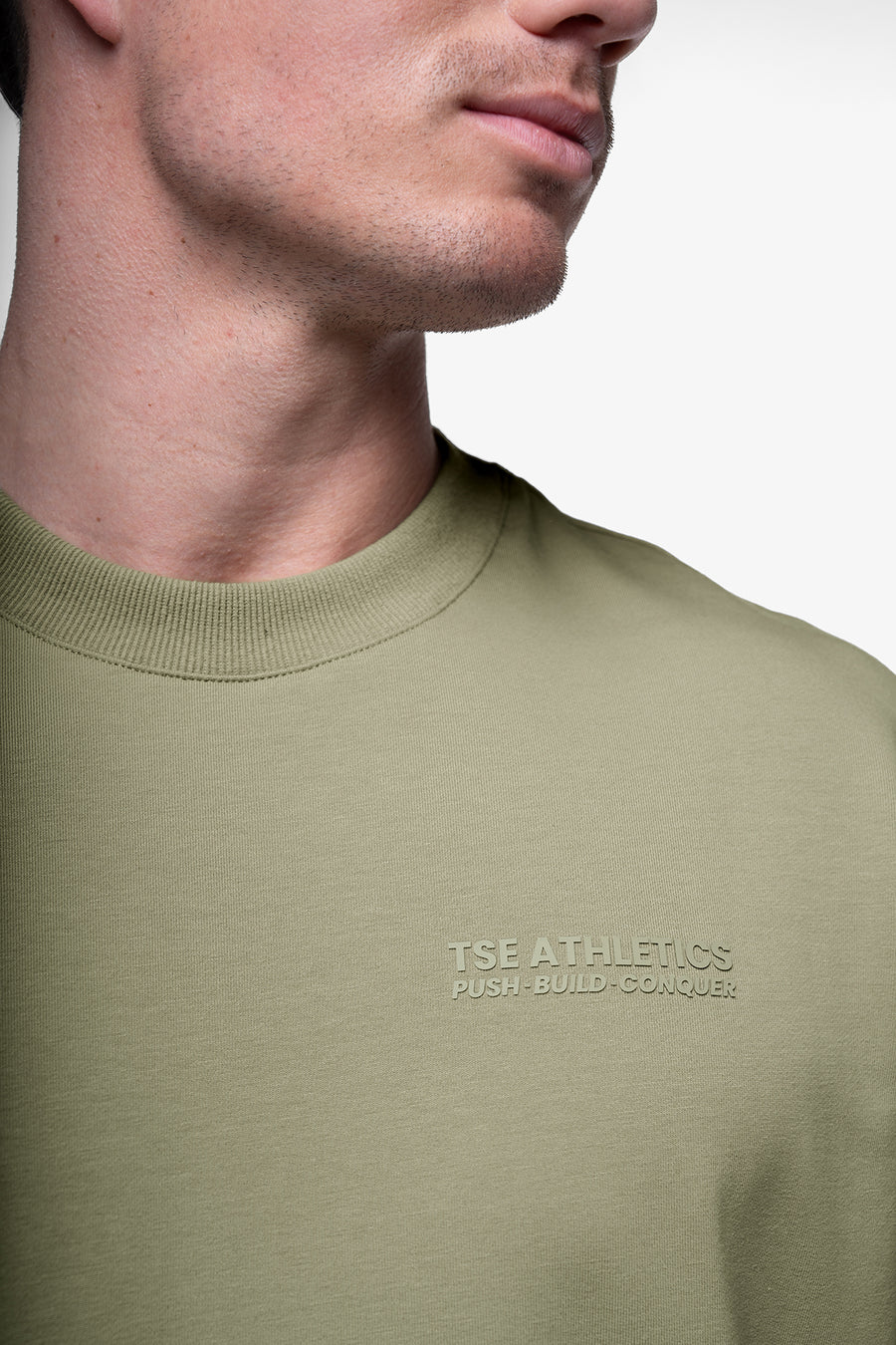T-SHIRT OVERSIZE ACTIVE TERRY - FROSTY GREEN
