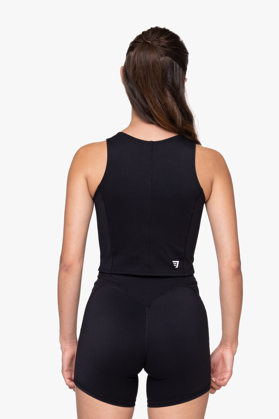 DÉBARDEUR POWER CROP SMOOTH-FIT - BLACK