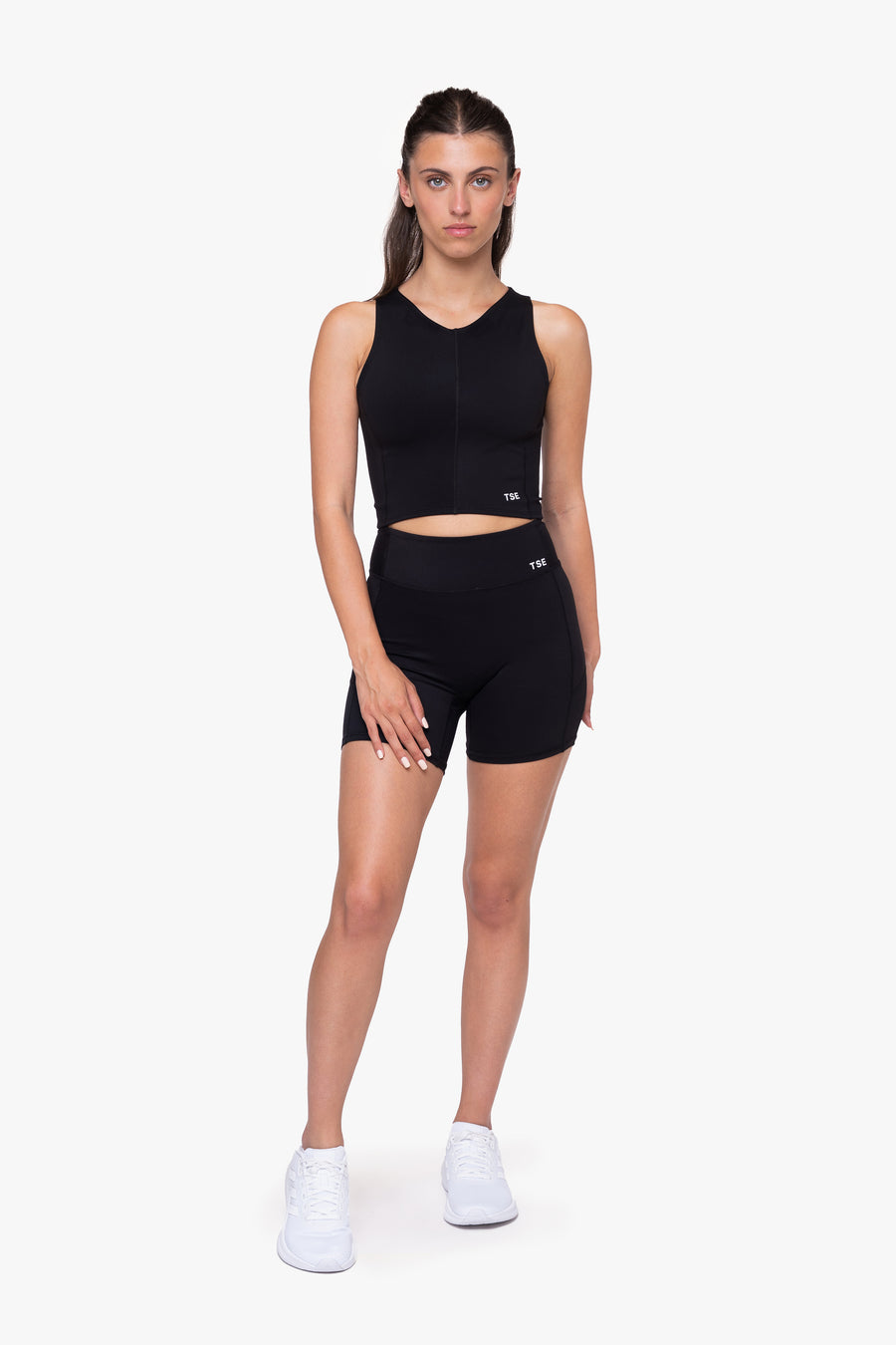 DÉBARDEUR POWER CROP SMOOTH-FIT - BLACK