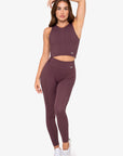 DÉBARDEUR POWER CROP SMOOTH-FIT - GRAPE