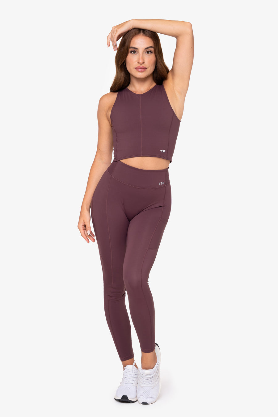 DÉBARDEUR POWER CROP SMOOTH-FIT - GRAPE