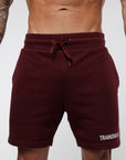 SWEATSHORT ESSENTIEL - RAISIN