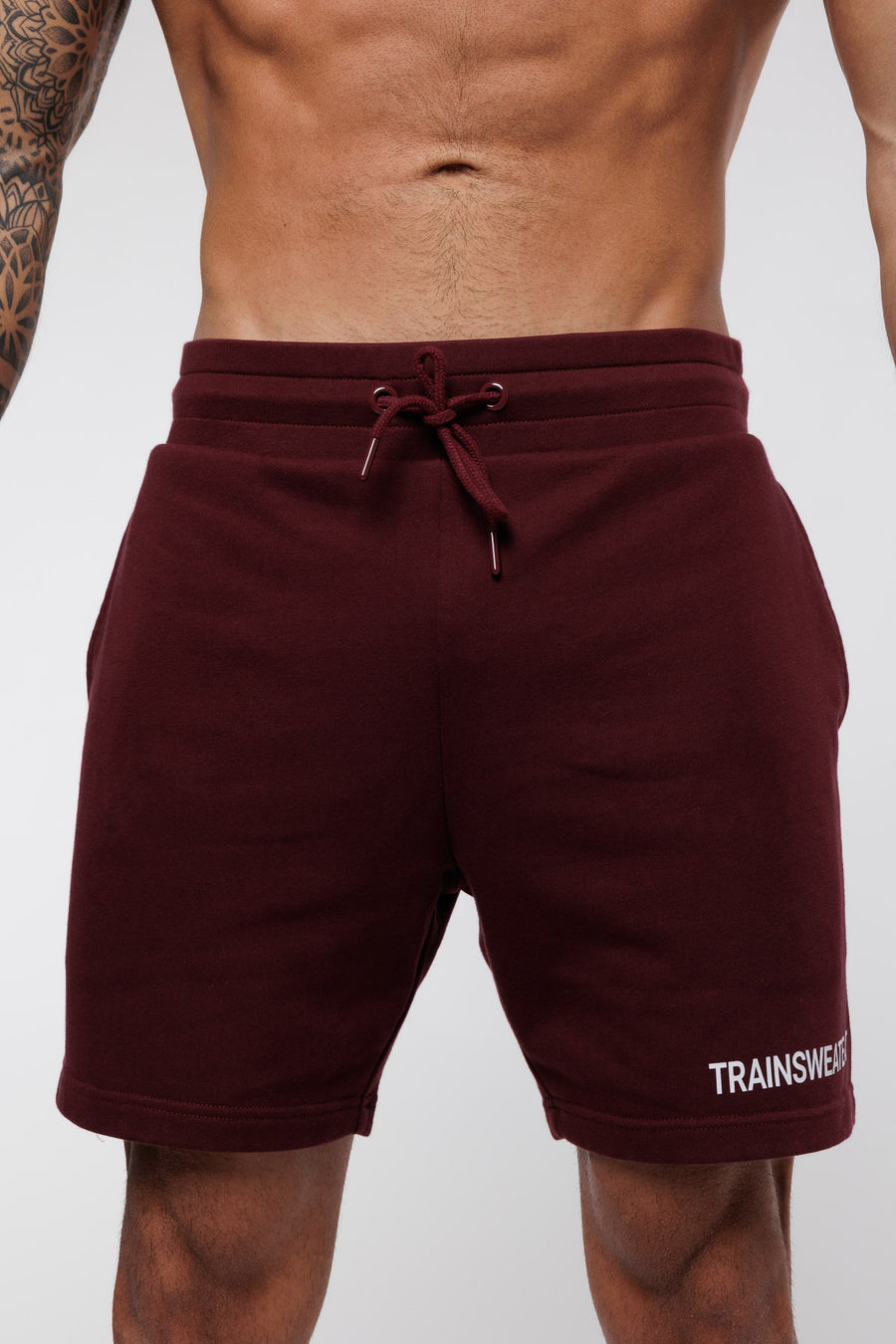 SWEATSHORT ESSENTIEL - RAISIN