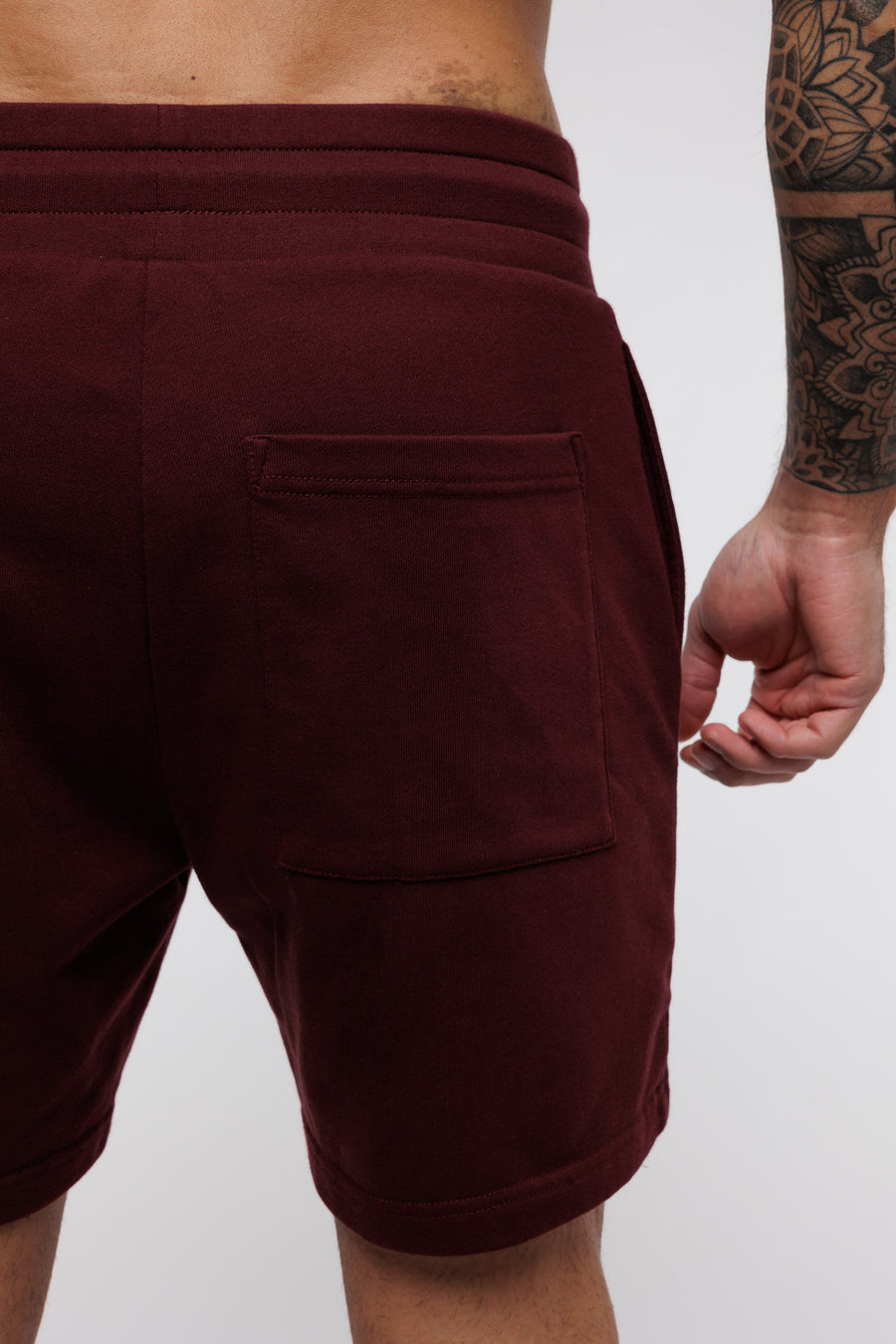 SWEATSHORT ESSENTIEL - RAISIN