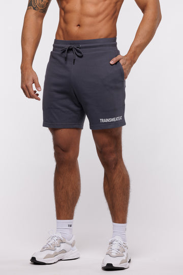 SWEATSHORT ESSENTIEL - ANTHRACITE