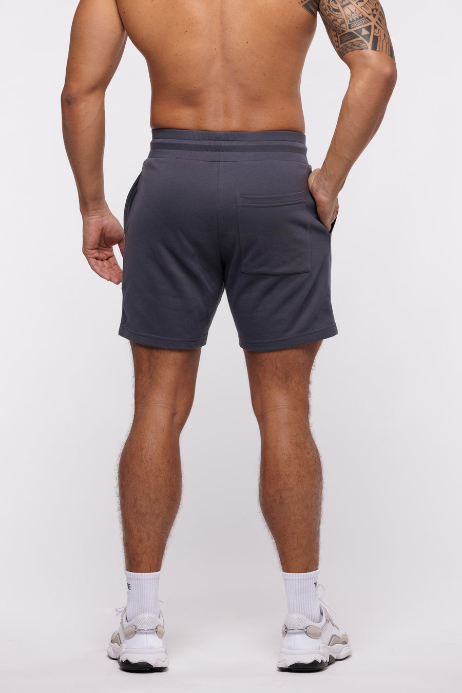 SWEATSHORT ESSENTIEL - ANTHRACITE