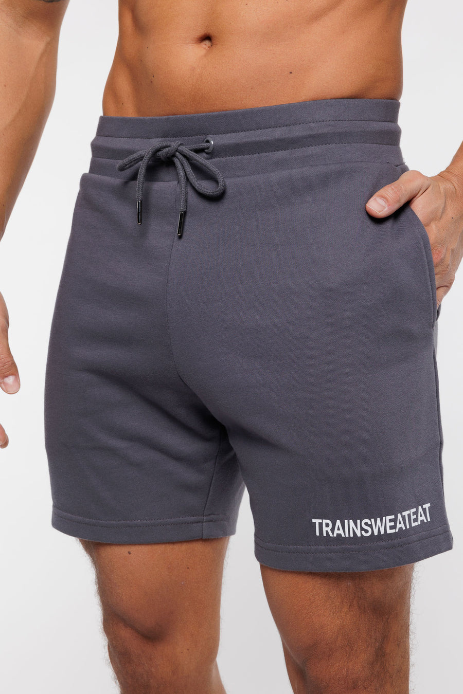 SWEATSHORT ESSENTIEL - ANTHRACITE