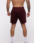 SWEATSHORT ESSENTIEL - RAISIN