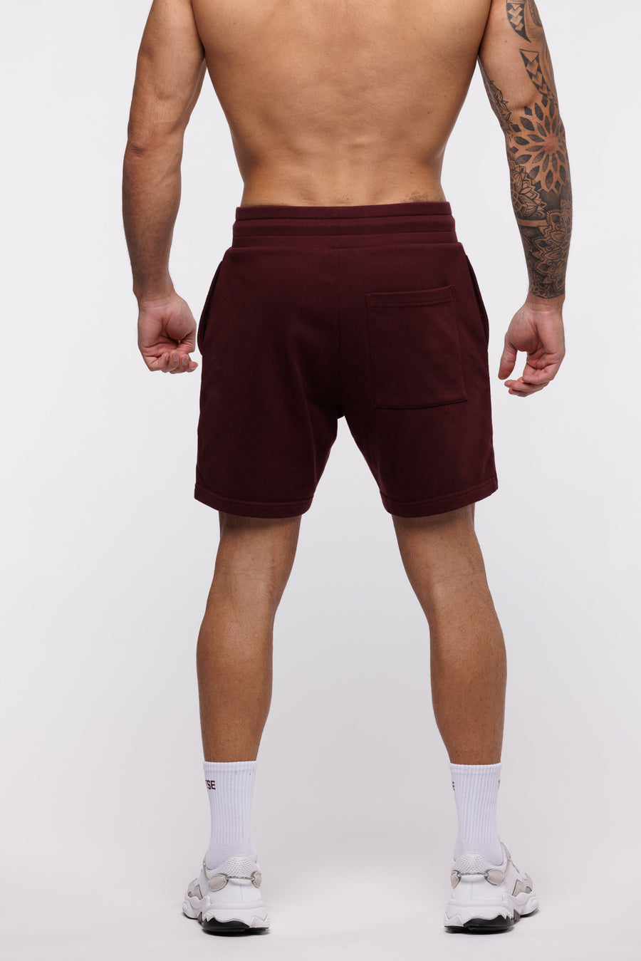 SWEATSHORT ESSENTIEL - RAISIN