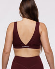 BRASSIERE TWIST - RAISIN