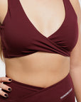 BRASSIERE TWIST - RAISIN -