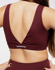 BRASSIERE TWIST - RAISIN