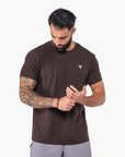 T-SHIRT RAGLAN PERFORMANCE - COFFEE