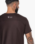 T-SHIRT RAGLAN PERFORMANCE - COFFEE