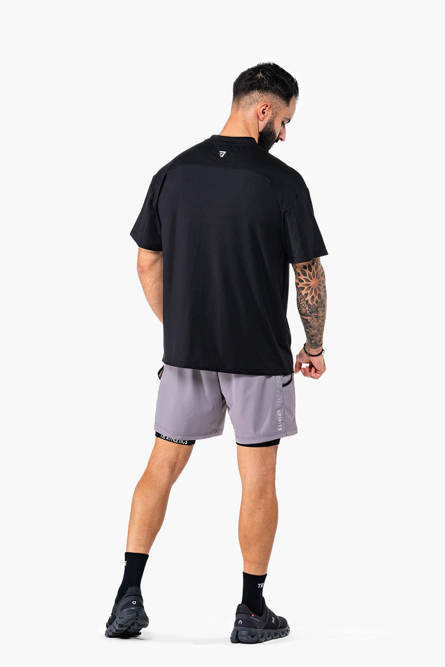 T-SHIRT OVERSIZE PERFORMANCE - NOIR