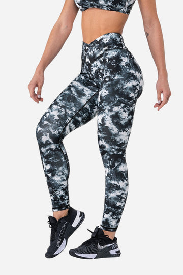 LEGGING CROSSED POCKET - STORM