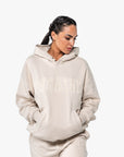 HOODIE LOOSE TSE ATHL - SAND