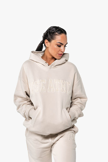 HOODIE LOOSE TSE ATHL - SAND