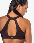 BRASSIERE TWIST STRONG BACK - CHOCOLATE