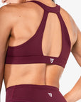 BRASSIERE TWIST STRONG BACK - RAISIN